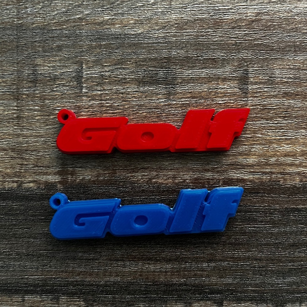 Golf Key chain - RED